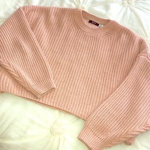 BDG CROP KNIT SWEATER